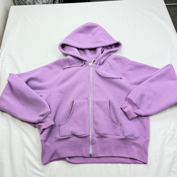 Moda Lavender Fleece Jacket - Picture 2 of 10